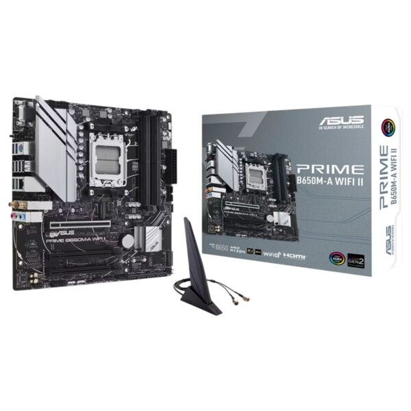 PLACA MADRE ASUS PRIME AM5 B650M-A II M.2/DDR5/DP/HDMI/VGA/USB 3.2