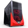 GABINETE CASE-VTIPTOVM3FCAF GAMING NEGRO/ROJO