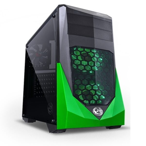 GABINETE CASE-VTIPTOVD3FCAF GAMING NEGRO/VERDE