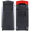 GABINETE CASE-VTIPTOVM3FCAF GAMING NEGRO/ROJO