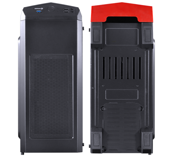 GABINETE CASE-VTIPTOVM3FCAF GAMING NEGRO/ROJO