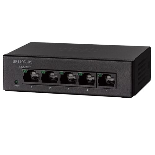SWITCH 05P CISCO SF110D-05-NA 5P 10/100