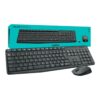 TECLADO LOGITECH + RATÓN USB NEGRO MK235 ESPAÑOL INLÁMBRICO