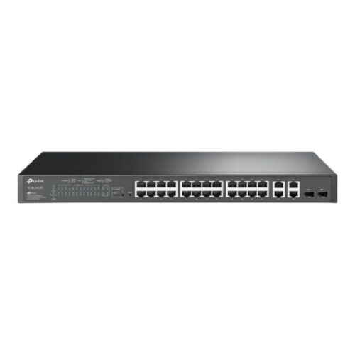 HUB SWITCH TP-LINK 24P+4G TL-SL2428P 24*10/100 POE+ 4P GIGA