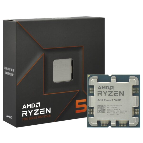 PROCESADOR AMD RYZEN 5 7600X SOCKET AM5 / 4.7GHZ / 38MB