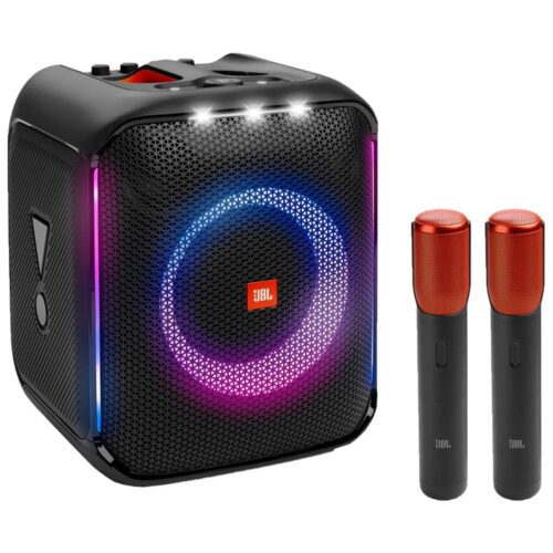 SPEAKER JBL PARTYBOX ENCORE PRETO + 2 MICROFONOS