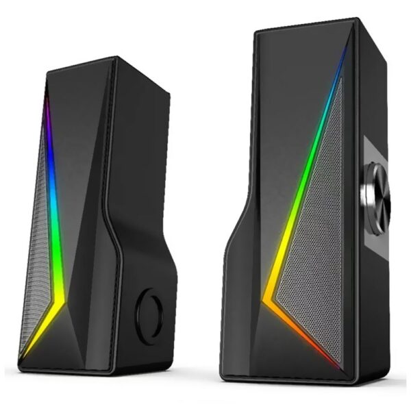 590104 SPEAKER SATELLITE AS-92003B GAMING RGB USB PRETO