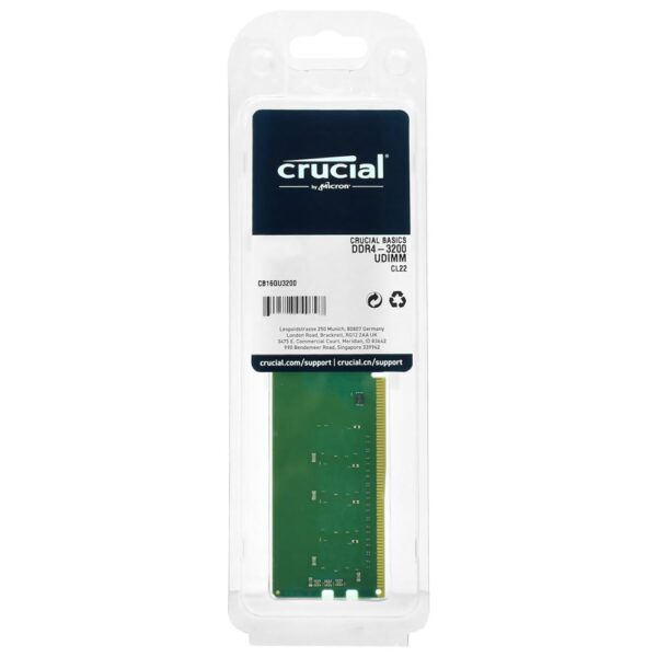 MEMORIA DDR4  8GB 3200MHZ CRUCIAL CB8GU3200