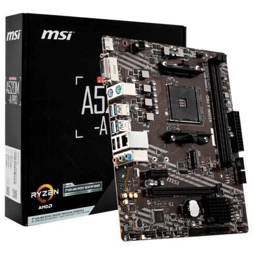 PLACA MADRE MSI A520M-A PRO SOCKET AM4 / DDR4