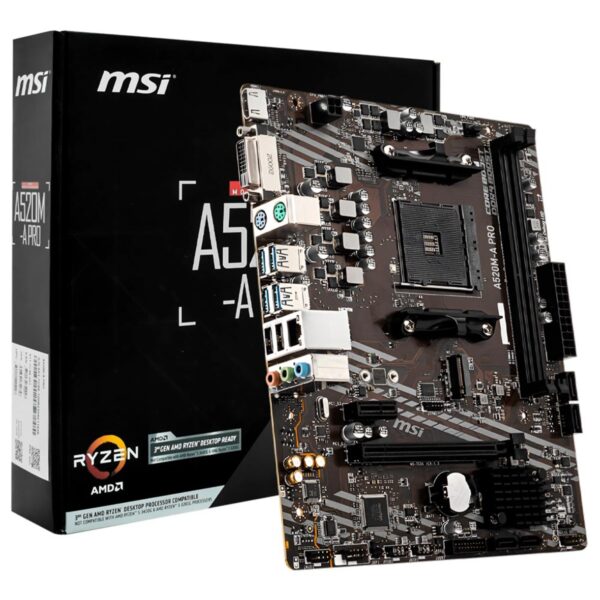 PLACA MADRE MSI A520M-A PRO SOCKET AM4 / DDR4
