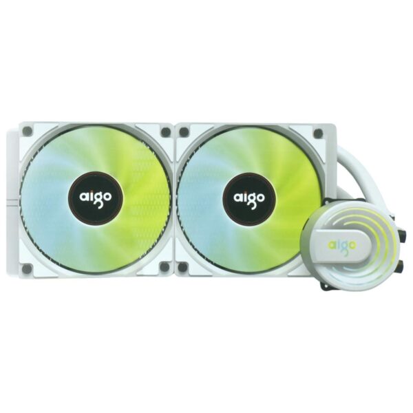 COOLER P/ PROC. AIGO HYDRO AC VER.2 240 ARGB 240MM BRANCO