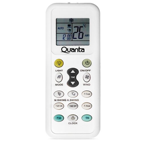 CONTROL REMOTO P/AIRE ACONDICIONADO QUANTA QTEAC3010 UNIVERSAL