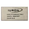 6dd94-2 CABLE IURON CAT6 UTP 4P 0 -50MM 24AWG 100% COBRE 305M CABLE AZUL