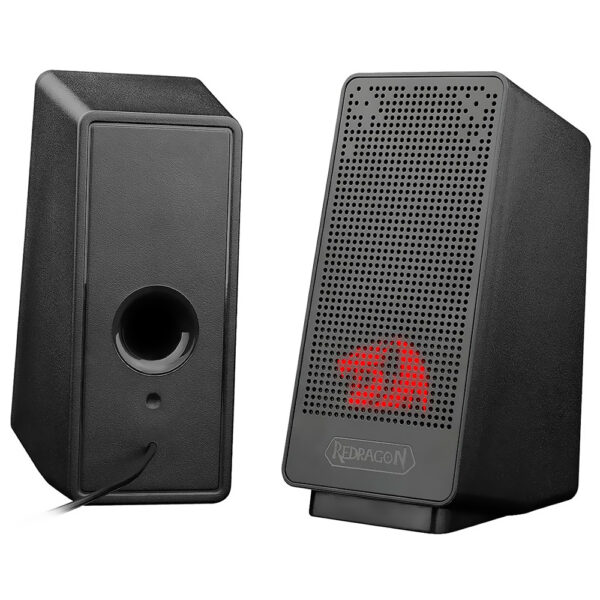 713717 SPEAKER REDRAGON GS513 RANCH GAMING USB+3.5MM PRETO