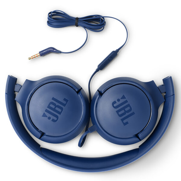 AURICULAR JBL TUNE T500 PURE BASS / CON CABLE - AZUL