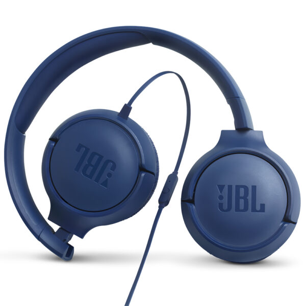AURICULAR JBL TUNE T500 PURE BASS / CON CABLE - AZUL