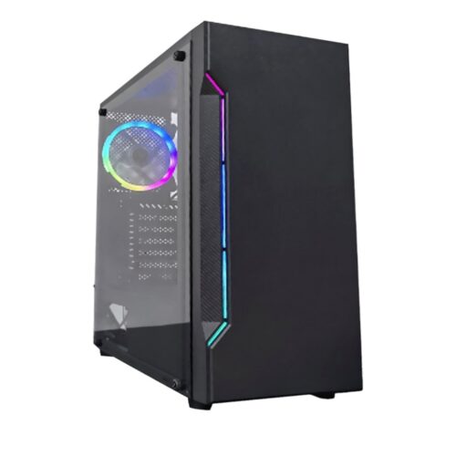 GABINETE GAMER SATELLITE ATX 1101K RGB COOLER