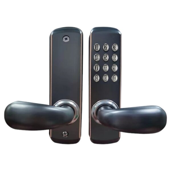 CERRADURA MECÁNICA S701 CONTRASEÑA INTERIOR-EXTERIOR NEGRO