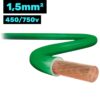 CABLE FLEXIBLE CANAL 450/750V 1 -5MM 100M VERDE