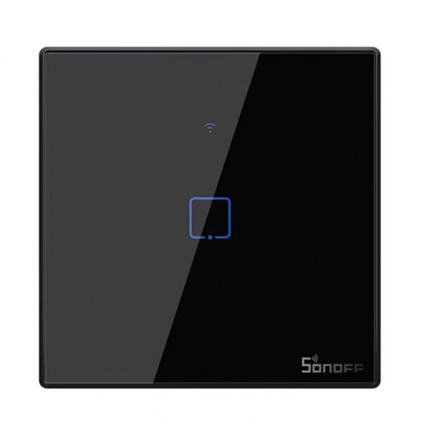 SONOFF INTERRUPTOR SMART PAREDE T3EU1C 1TC NEGRO