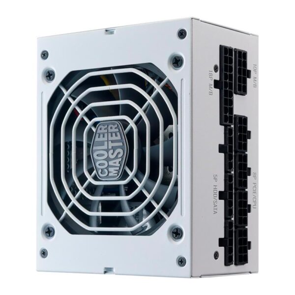 FUENTE 750W COOLER MASTER V750 SFX 80+ GOLD FULL-M MPY-7501-SFHAGV WHITE