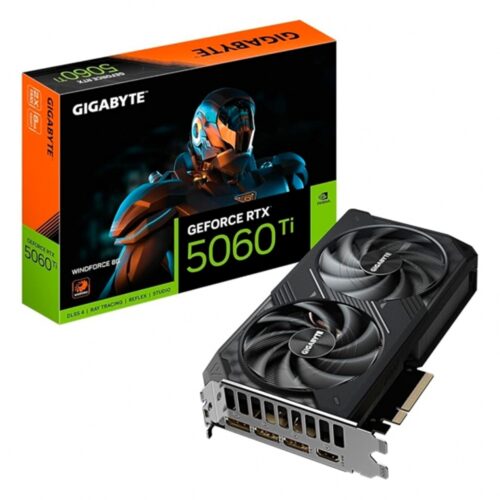 PLACA DE VÍDEO RTX5060TI 8GB GIGABYTE WINDFORCE GV-N506TWF2 GV-N506TWF2-8GD 2FAN