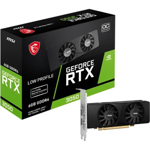 PLACA DE VÍDEO RTX3050 6GB MSI LOW PROFILE OC 912-V812-223