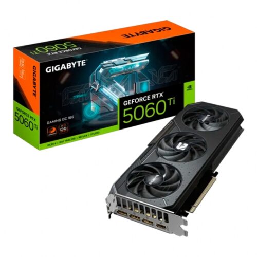 PLACA DE VÍDEO RTX5060TI 16GB GIGABYTE GAMING OC GDDR7/3FAN GV-N506TGAMING OC-16D