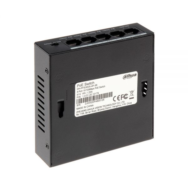SWITCH DAHUA PFS3005 4 PTOS PoE